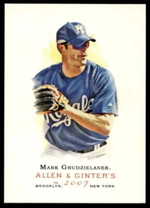 Mark Grudzielanek 2007 Topps Allen & Ginter 34 Kansas City Royals Baseball Card - Picture 1 of 2