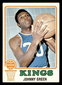1973 Topps Basketball #124 Johnny Green EX