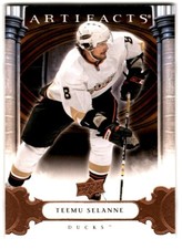 2009-10 Upper Deck Artifacts Teemu Selanne #25 Anaheim Ducks
