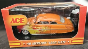 NIB First Gear Ace '49 Mercury Lead Sled 1:25 Scale Diecast Replica Coin Bank - Picture 1 of 9