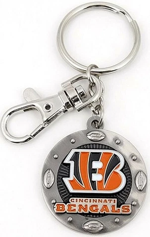 NFL - CINCINNATI BENGALS OFFICIAL TEAM KEY CHAIN KEY RING New Cover