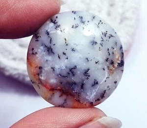 Piedras preciosas sueltas 100 % dendrita natural ópalo etíope 31,50 quilates certificado - Imagen 1 de 8