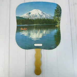 Vintage Advertising Hand Fan York Pa Arcadia Firemen's Exposition Scenic - Picture 1 of 5