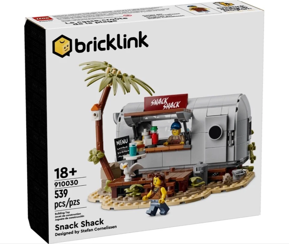 Lego BrickLink Designer Program - Snack Shack - 910030 - - In Hand