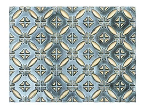 Reclaimed ceiling tiles Embossed wall panels for Store PLB38 Bluish gold 10pcs - Imagen 1 de 22