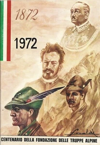Programma del Centenario Fondazione Truppe Alpine 1872-1972 Cassano d'Adda - Imagen 1 de 3