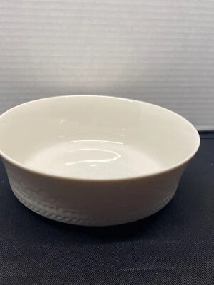 "Cuenco redondo blanco roto Syracuse China Carefree Calypso blanco 8,25""" Foto 1 de 4