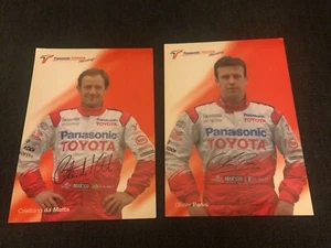 Set of 2 Cards - 2004 Panasonic Toyota Racing Formula 1 Panis Da Matta RARE - Picture 1 of 6