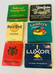 Streichholzhalter Streichholzheft Vintage Werbung Posten Lakewood Turlock Hotel Garcia Cafe 23 - Bild 1 von 2
