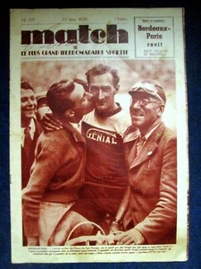 MATCH Intran 519 Sport Cyclisme Bordeaux Paris Chocque Boxen Schmeling Louis 1936 - Bild 1 von 2