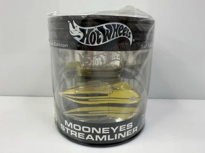 Vintage 2003 Hot Wheels Racing Series Mooneyes Streamliner Yellow HTF - Image 1 of 4
