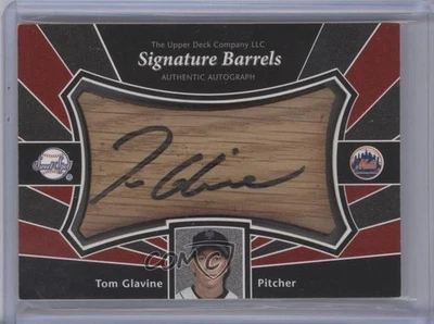 2004 Upper Deck Sweet Spot Signatures Barrels Tom Glavine #SS-GL Auto HOF - Image 1 of 2
