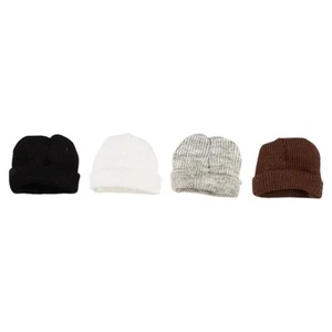 1/12 Figure Hat Slouchy Beanie Cap Fashion Soft Female Male Dolls Accessory - Picture 1 of 13