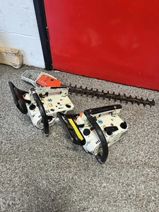 Stihl 020 av chainsaws X 2 Spares Or Repairs With Trimmer Attachment - Picture 1 of 11