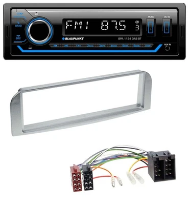 Blaupunkt Bluetooth USB DAB MP3 Autoradio für Alfa Romeo 147, GT - silbergrau - Bild 1 von 4