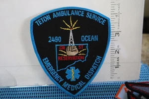 tribal indian police patch TETON AMBULANCE EMERGENCY CR ST RESERV POLICE MONTANA - Picture 1 of 1
