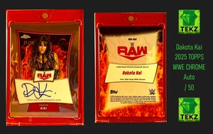 Dakota Kai | 2025 Topps Chrome WWE | Card Auto /50 - Bild 1 von 1