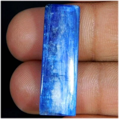 Cianita azul natural de alta calidad 08,70 quilates. Cojín cabujón piedra pre... - Imagen 1 de 3