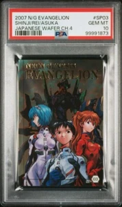 PSA 10 rei EVANGELION oblea ayanami sp03 shinji asuka psa10 - Imagen 1 de 2