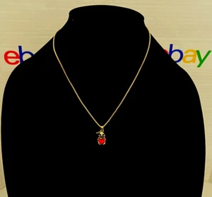 cute Oogie Boogie Character Red Heart Charm Metal Pendant Necklace - Picture 1 of 3