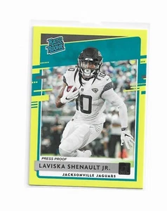 Laviska Shenault Jr. 2020 Donruss Rated Rookie Yellow Press Proof RC Card #318 - Picture 1 of 2