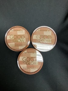 Rimmel Good to Glow Multi-Tonal schimmernder Bronzer *001 Light* 0,42oz. KONVOLUT 3 - Bild 1 von 2