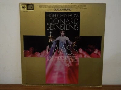 LEONARD BERNSTEIN'S MASS QUADRAPHONIC LP VINYL ALBUM - Image 1 of 4