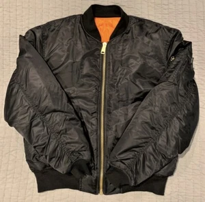 VTG Tru-Spec MA-1 Intermediate Flyers Bomber Jacket MEDIUM Men's Reversible - Picture 1 of 4