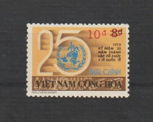 1975 S. Vietnam Surcharged Stamps with New Value & Two Bars in Red Sc # 515 MNH - Picture 1 of 1