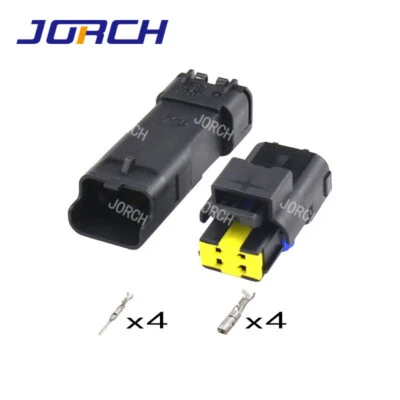 4 Pin Byd Flute Pressure Sensor Waterproof Auto Connector SICFHPE04BK 15369055 - Image 1 of 4