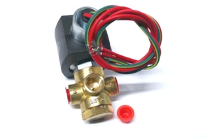ASCO Solenoid Valve 1/4" NPT 3-Way Brass EF8320G188, 120V ASC150 - Picture 1 of 3