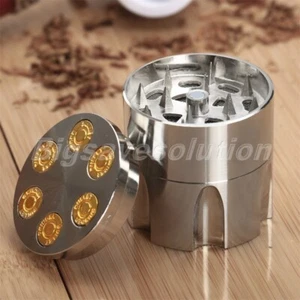 Alloy 3 Layers 1.61" Dia Tobacco Crusher Hand Muller Herb Spice Grinder Storage - Picture 1 of 10