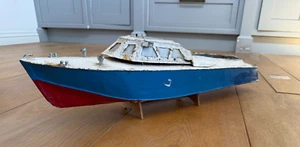 Large Vintage All Metal Model Rescue Launch 75cm x 16cm x 18cm Restoration - Picture 1 of 13