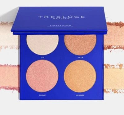 Tresluce Beauty Lucete Highlighter Palette Glow Quad Palette New In Box $36 - Image 1 of 2