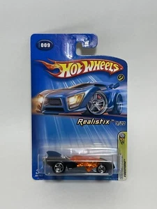 "Hot Wheels Firestorm 2005 negro/naranja primeras ediciones 9/20 ""Realistix"" ¡NUEVO! - Imagen 1 de 3