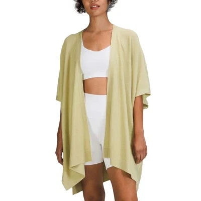 Lululemon Merino Wool Short Sleeve Wrap, Size M/L - Image 1 of 4