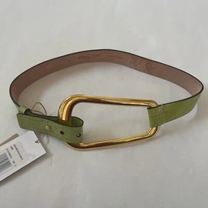 Michael Kors Collection, Angelina Leather Belt Lime Green Size Small NWT - Picture 1 of 5