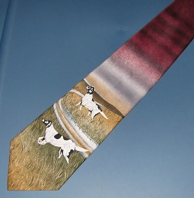 Corbata de poliéster Reed St James English Setter aves perros caza ENVÍO GRATUITO *C19 Foto 1 de 4