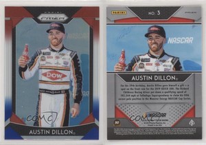2019 Panini Prizm Red White & Blue Prizm Austin Dillon #3.1
