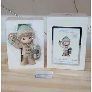 New in Box Precious Moments Figurine: May Your Christmas Be Bright - Picture 1 of 4