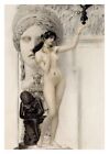 Framed Allegory of Sculpture by Gustav Klimt Art Nouveau Poster Print Wall Art