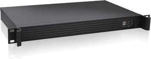 1. 1U Compact Server/Desktop Mini-Itx Chassis - 9.84" Depth,Supports Mini-Itx Mo - Picture 1 of 6