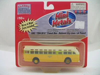 Mini Metals HO 32303:GMC TDH-3610 Bus, National City Lines, Los Angeles Transit - Image 1 of 4