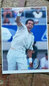 Morrocan Tennis  Star Younes El Aynaoui hand signed printed picture  A4  - Picture 1 of 1