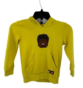 Adidas Lego Mini Fig Head Pullover Hoodie Sweatshirt Yellow Size 5 - Picture 1 of 10