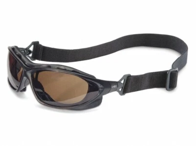 Gafas de seguridad HONEYWELL UVEX antiniebla antiarañazos sin ventilación marco negro S0605HS Foto 1 de 4