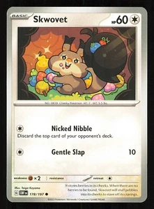 Skwovet 178/197 Regular Near Mint Pokemon TCG S&V Obsidian Flames OBF - Picture 1 of 1