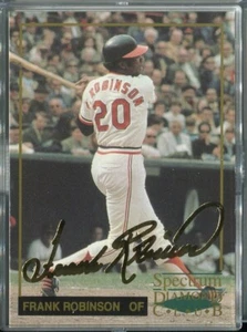 1993 Spectrum Diamond Club 24Kt Gold Signature - Frank Robinson Orioles (#9955) - Picture 1 of 2