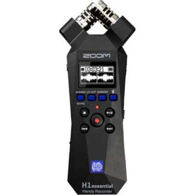 Zoom H1essential Stereo Handy Recorder with 32-Bit Float X/Y Microphones - Image 1 of 4