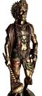Hanuman Hindu God Of Strength Poly-Stone/Bronze Sculpture 2014 Veronese Hpainted